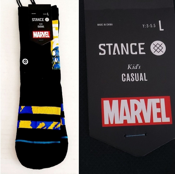 Stance kids casual socks Marvel Batman size Lg (New) - Picture 2 of 4